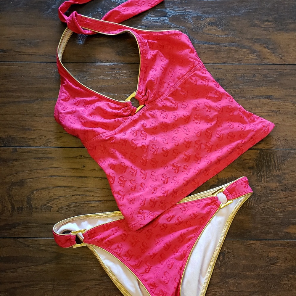 St John pink and gold  bikini/tankini